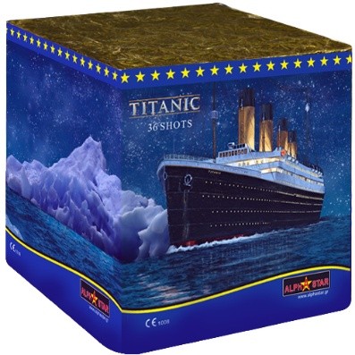 Εναέρια πυροτεχνήματα σε πακέτο 36 βολών Titanic ΚΑΤ. F2